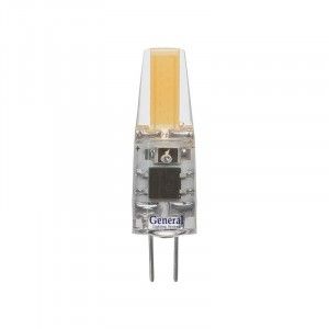Лампа светодиод.LED G4 3Вт 220V HTL (General) 4500K 1Led (Белый) 180лм
