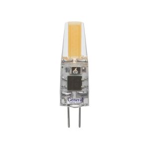 General G4 220V 3W 2700K 2K 37,5x10 COB силикон BL5 (цена за 1шт.) 651800
