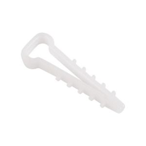 Дюбель-хомут 6-12 (100шт) белая  прямоугольный