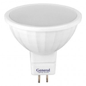 Лампа светодиодная General MR16 GU5.3 15W 3000K 3K 50x48