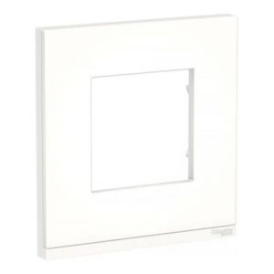 Unica Pure NU600289 Рамка 1-ная Матовое стекло/Белая