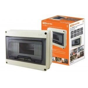 Бокс ЩРН-П-8 IP65 навесной СЕРЫЙ