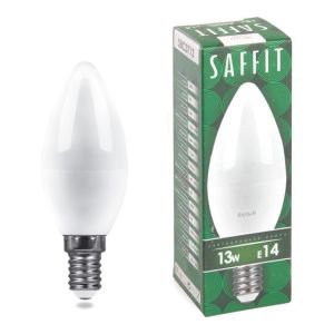 Saffit свеча C37 (2 шт) E14 13W(1070Lm) 4000K 4K 100x37 SBC3713