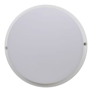 Ecola св-к ЖКХ св/д 24W 6500K 6K Круг 210x45 мат. бел. IP65 ДПП