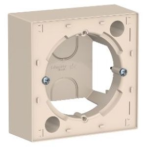 Коробка для наружного монтажа бежевый AtlasDesign (16) Schneider Electric