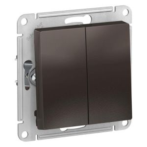 Механизм выключателя 2 кл мокко AtlasDesign (10) Schneider Electric