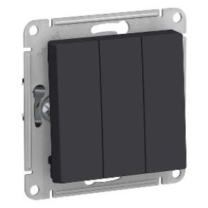 Механизм выключателя 3 кл карбон AtlasDesign (5) Schneider Electric