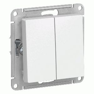 Механизм переключателя 2 кл белый AtlasDesign (20) Schneider Electric