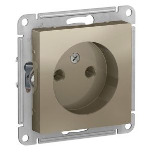 Механизм розетки без з/к шампань AtlasDesign (10) Schneider Electric