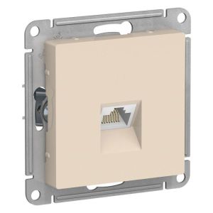 Механизм розетки компьютерной RJ45 бежевый AtlasDesign (10) Schneider Electric