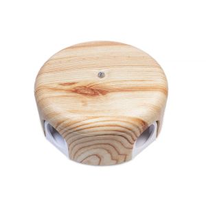 Коробка распред Карельская сосна ABS-пластик D110*35мм BIRONI