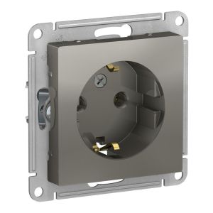Механизм розетки с з/к сталь AtlasDesign (10) Schneider Electric