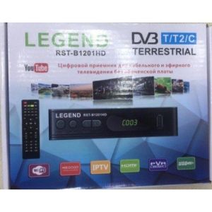 Цифровая приставка  Legend 1201 DVB-T/T2/C (дисплей+кнопки)