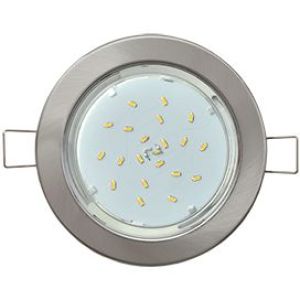 Ecola GX53-H6 встраиваемый металл.сатин-хром 101x16