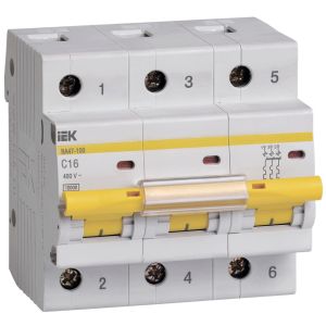 Авт. выкл. IEK 3Р ва 47-100 С16А 4,5кА