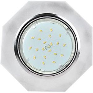 Ecola GX53 H4 5312 Glass Стекло 8-угольник с прямыми гранями хром - матовый 38x133 (к+)