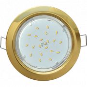 Ecola GX53 H4 Downlight without reflector_gold (светильник) 38x106 (к+)