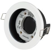 Встраиваемый светильник влагозащищенный ЭРА KL95 WH GX53 IP44 белый