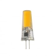 Лампа светодиод.LED G4 7Вт 12V GENERAL 4500K 15х46 COB силикон BL5