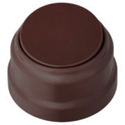 Выключатель ретро  пластик шоколад одноклавишный 10А А110-2201 Bylectrica для открытой проводки