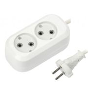 Удлинитель 1-2SALE  (ПВС 2х1) 2гн 3м без з/к