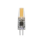 Лампа светодиод.LED G4 3Вт 12V GENERAL 3W 4500K  COB силикон GLDEN-G4-3-C-12-2700