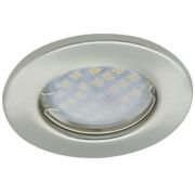 Ecola Light MR16 DL90 GU5.3 Светильник встр. плоский Сатин-Хром 30x80 - 2pack