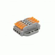 REXANT Клемма СМК 222-424P проходная 4 полюса, с монтаж площ(0,08-4 мм)