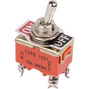Rexant тумблер 250V 15А (4c) ON-OFF двухполюсный (LIGA1221) 36-4130