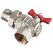 Кран шаровой VALTEC BASE угловой с полусгоном 1