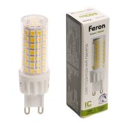 Feron лампа св/д димм. 10W 880Lm 230V G9 4000K 4К 69x21LB-438 51742