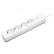 Perfeo Сетевой фильтр (удл.) POWER STREAM ПВС 3х0.8 5роз. 1,5м белый 2500Вт C3963