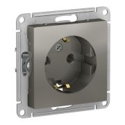Механизм розетки с з/к сталь мех., быстрозажим. клем AtlasDesign (10) Schneider Electric