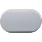 Ecola св-к ЖКХ св/д 18W 6500K 6K Овал 200x100x40 мат. бел. IP65 ДПП