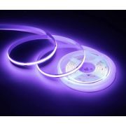 LEEK лента св/д 12V 12W/m 8мм COB 400led/m IP20 фиолетовый интерьер 5м LE010618-016