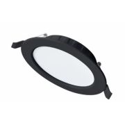 LEEK св-к встр. св/д даунлайт LED DL 9W(765lm) 6500K 6K 118x75x25 круг черный IP40