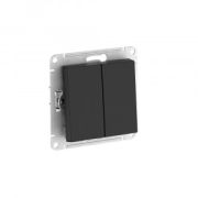 Механизм переключателя 2 кл карбон AtlasDesign (5) Schneider Electric (автоклем)