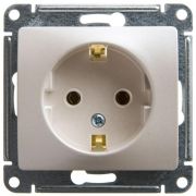 Механизм розетки с/з перламутр Glossa (20) Schneider Electric GSL000643