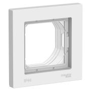 Рамка 1-ая IP44 белый AtlasDesign AQUA (10) Schneider Electric